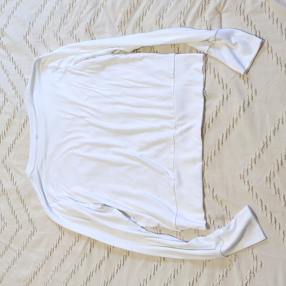 Vuori Women’s Daydream Crewneck White Top – Size S, Soft Lightweight Essential - Picture 2 of 7